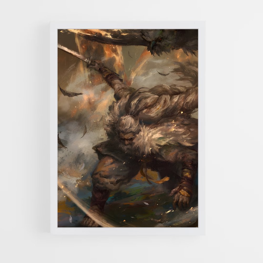 Poster La Fureur du Monstre – affiche Sekiro (vue 3)